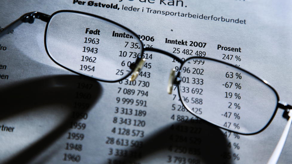 RELEASE: Night to today equation for 2011 published by the Tax Administration - the body that administers CPR system, taxation, VAT system and arbeavgiftsystemet.  Photo: Steinar Buholmen / Dagbladet.