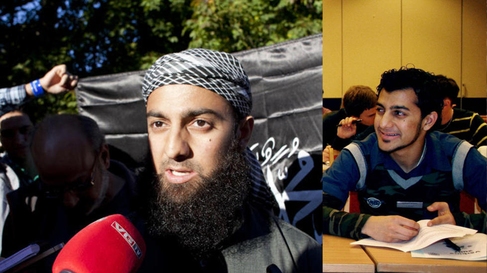 FORVANDLINGEN: I dag er den 27 �r gamle norskpakistaneren sint og hatsk. Bildet til h�yre er tatt for vel et �r siden. Blid og omgjengelig. Foto: Sara Estiri / Dagbladet, privat
