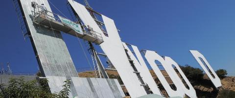 Hollywood-skiltet f�r ansiktsl�ftning