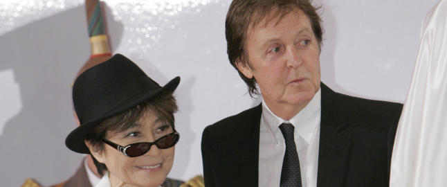 Paul McCartney �frikjenner� Yoko Ono