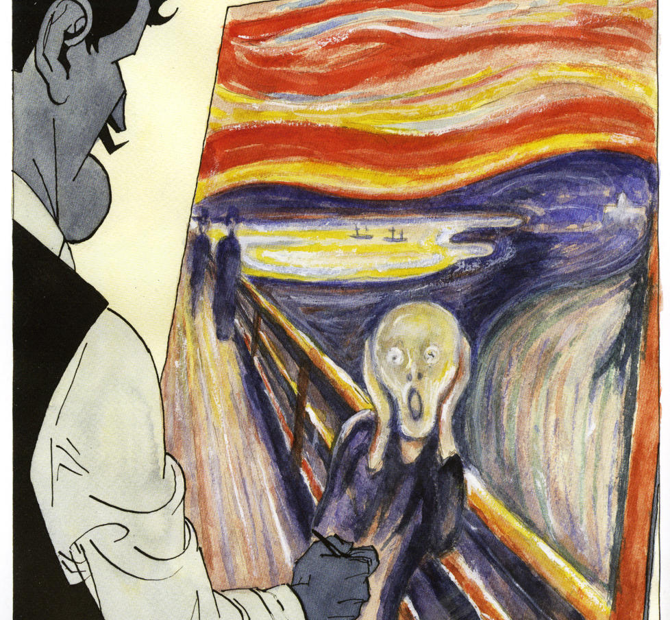 FRUKTBART VENNSKAP: Tegneserieskaperne Lars Fiske og Steffen Kverneland er b�de venner og samarbeidspartnere.  Tegning: Steffen Kverneland