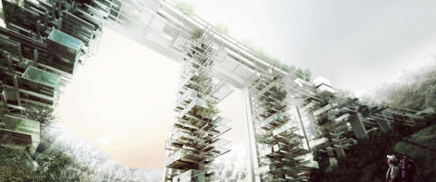 Planlegger �svevende� �kolandsby under utrangert bru