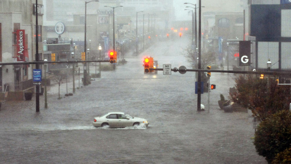 <b>ATLANTIC CITY:</b> Vannet fortsetter å stige.