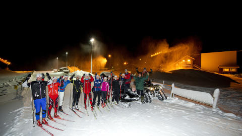 GEILO: Kunstsn� og dugnad gir langrenssl�perne i Geilo IL og andre gjester gode treningsforhold. Foto: TERJE BJ�RNSEN