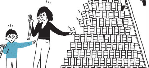 SAMVITTIGHETSNAGET MOR: Illustrasjon: Thomas Nordby.