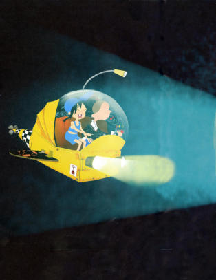 Denne illustrasjonen minner v�r anmelder litt for mye om �Oppdrag nemo�