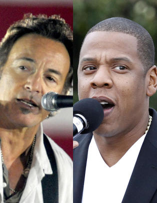 Jay-Z og Springsteen opptrer for Obama