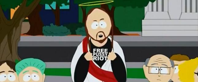 Dopingskandalisert Jesus st�tter de fengslede Pussy Riot-jentene