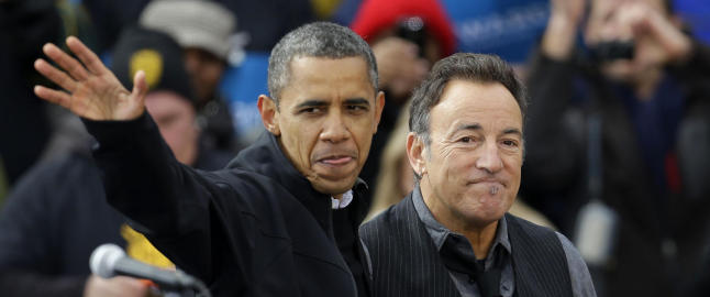 - Det er ikke Justin Bieber, Bruce Springsteen og Beyonc� som s�rger for at Obama blir valgt