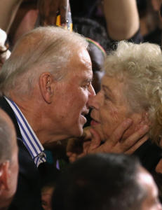Biden forf�rte de kvinnelige velgerne