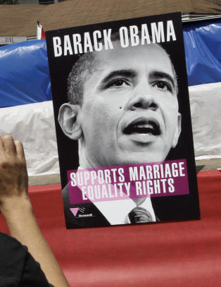 Homo-hurra for Obama
