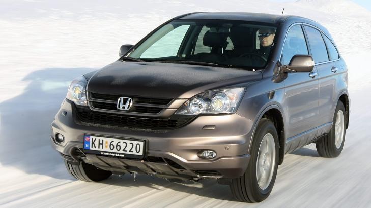 UTMERKET: I den tekniske kontrollen hos tyske Dekra, gj�r Honda CR-V en utmerket figur. Denne modellserien er den tredje beste SUV-en i 2012-unders�kelsen.  FOTO: Egil Nordlien, HM Foto