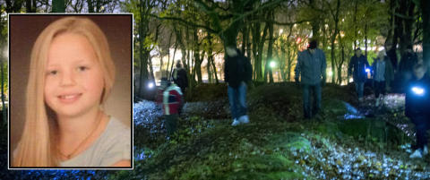 Mann i avhør etter at Anna (9) forsvant i 20 timer