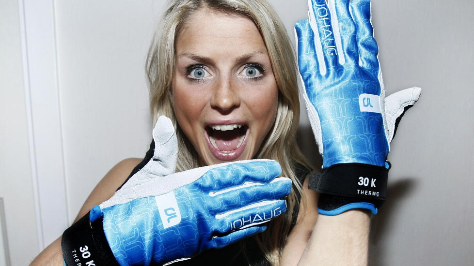 NY HANSKER: Therese Johaug lanserer kleskolleksjon. Foto: Tormod Brenna