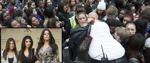 Flere besvimte på Kardashian-visning