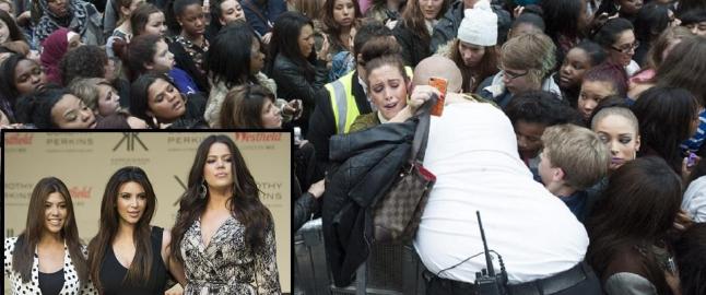 Flere besvimte på Kardashian-visning