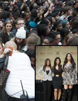 Flere besvimte på Kardashian-visning