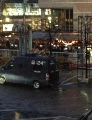Flere tatt av politiet etter sl�sskamp i Oslo sentrum