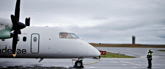 Streik i Wider�e, alle fly settes p� bakken