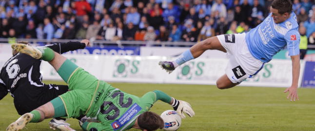 - H�nefoss er heldige som bare trekkes ett poeng