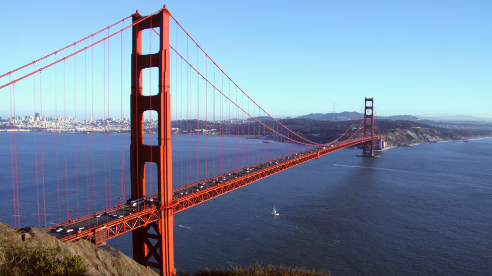 SAN FRANCISCO: Reiseguiden Lonely Planet har k�ret San Francisco til vedens beste by � bes�ke i 2013. Her ser du brua Golden Gate. Foto: COLOURBOX
