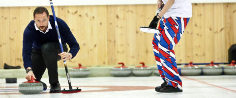 Her er kronprinsen p� glattisen