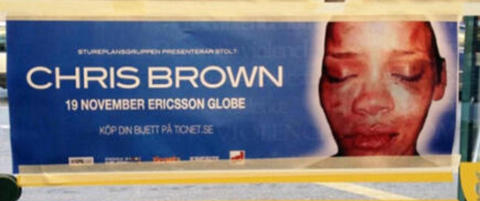 Forsl�tt Rihanna �reklamerer� for Chris Brown