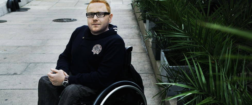 Fikk parkeringsgebyr fordi han ikke n�dde opp til knappen