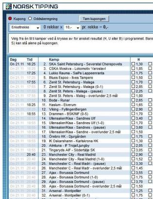 Hjelp, hvor er det blitt av Dagbladets oddstipssider?