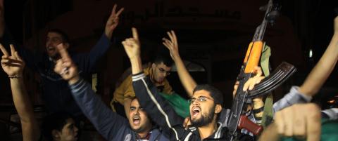 Slik feirer de v�penhvilen i Gaza