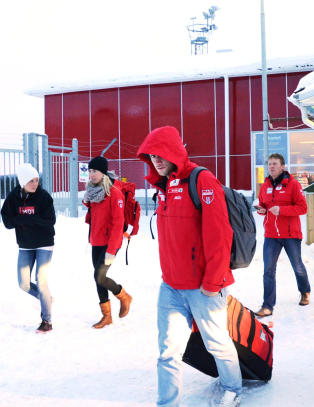 - Skal jaggu meg g� i m�l med et svensk flagg