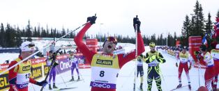 Moan vant spurtoppgj�r p� Sjusj�en