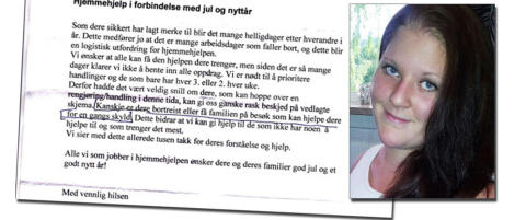 - Kanskje dere har familie som kan hjelpe dere for en gangs skyld