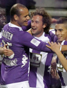 Braaten spilte i et kvarter da Toulouse banket Lyon