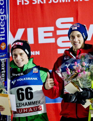 - Schlierenzauer fors�kte
� psyke meg ut p� toppen