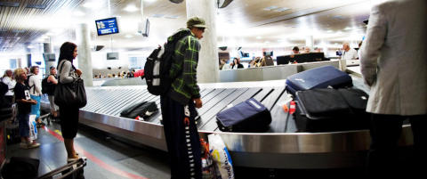 - Vi rakk flyet videre, men bagasjen kom ikke f�r etter tre dager