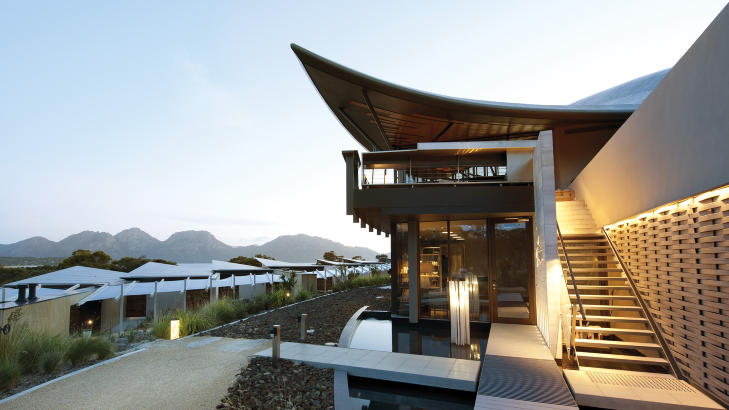 MINIBARLYKKE: G�r du for �all inclusive�-pakke p� hotellet Saffire Freycinet p� Tasmania, kan du i f�lge k�ringen leve p� minibaren aleine. Foto: GEORGE APOSTOLIDIS