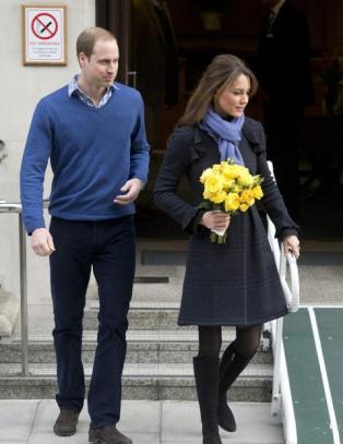 Kate og William i sorg