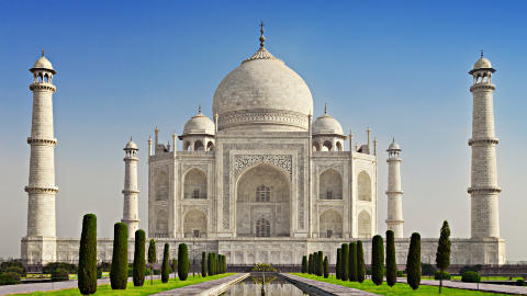 ATTRAKSJON: Musoleet Taj Mahal ble k�ret til verdens beste turistattraksjon under World Travel Awards 2012. Foto: COLOURBOX