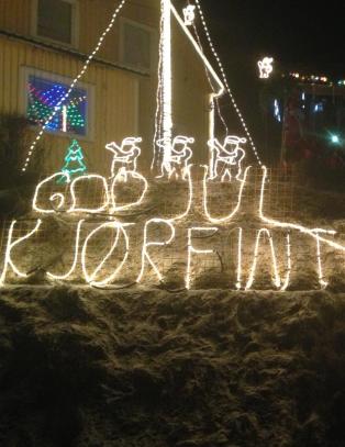 Fiskestangpynta juletre