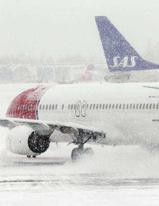 Frostt�ke og �mindre rutinerte reisende� p� Gardermoen