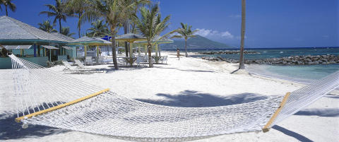 Er det mest eksklusive i Karibia, og du f�r egen hytte p� stranda