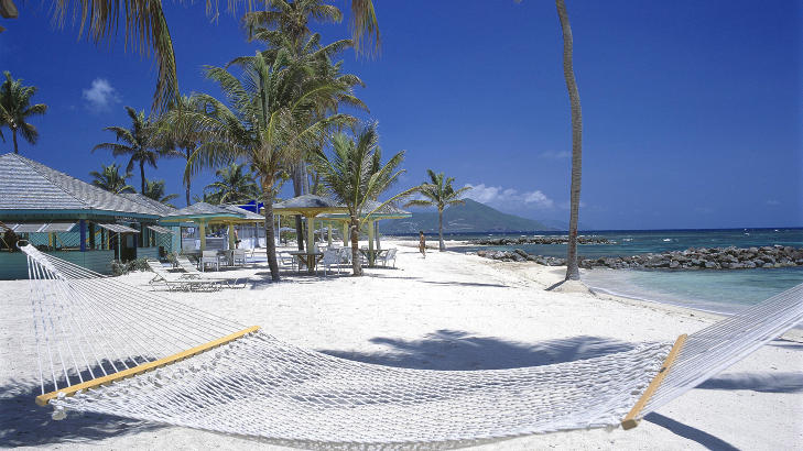 F�RSTEPLASSEN: Cond� Nast Travelers lesere har k�ret de beste av de eksklusive, karibiske hotellene. Nisbet Plantation Beach Club, p� �ya Nevis scorer h�yest av alle. Foto: NISBET PLANTATION BEACH CLUB