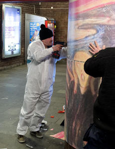 Her aksjonerer mestertyven for Munch