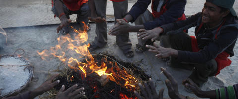 Fatal kuldeb�lge i Nord-India