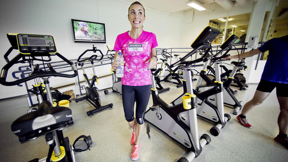 VENTER BARN: Ingvill M�kestad Bovim venter barn. Foto: Bj�rn Langsem / Dagbladet.