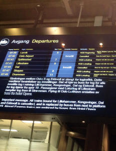 Signaltr�bbel gir togkaos p� �stlandet