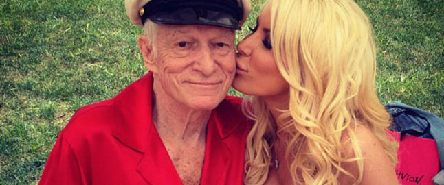 I 2011 ble han dumpet rett før vielsen. Om to dager prøver Hugh Hefner og Crystal Harris igjen