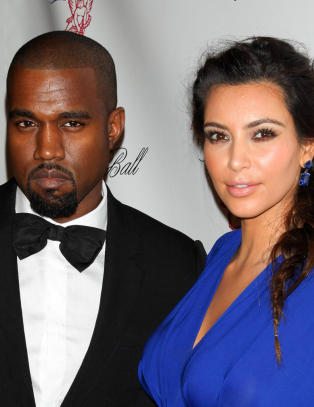 Kim Kardashian venter barn med Kanye West
