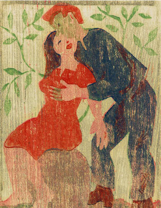 Du vil ikke tro hvem som har laget dette erotiske tresnittet